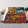 San Diego Padres Blankets Sherpa Blanket Throw Blanket 5 san diego padres blankets sherpa blanket throw blanket v15