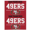San Francisco 49ers Blanket FLeece Blanket Throw Blanket 5 san francisco 49ers blanket fleece blanket throw blanket v100