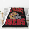 San Francisco 49ers Blanket FLeece Blanket Throw Blanket 5 san francisco 49ers blanket fleece blanket throw blanket v144