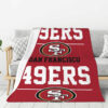 San Francisco 49ers Blanket FLeece Blanket Throw Blanket 5 san francisco 49ers blanket fleece blanket throw blanket v2