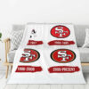 San Francisco 49ers Blanket FLeece Blanket Throw Blanket 5 san francisco 49ers blanket fleece blanket throw blanket v76