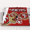 San Francisco 49ers Blanket FLeece Blanket Throw Blanket 6 san francisco 49ers blanket fleece blanket throw blanket v80
