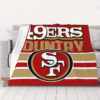 San Francisco 49ers Blanket FLeece Blanket Throw Blanket 6 san francisco 49ers blanket fleece blanket throw blanket v81