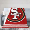 San Francisco 49ers Blanket FLeece Blanket Throw Blanket 5 san francisco 49ers blanket fleece blanket throw blanket v85