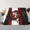 San Francisco 49ers Blanket Sherpa Blanket Throw Blanket 6 san francisco 49ers blanket sherpa blanket throw blanket v10