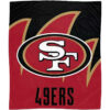 San Francisco 49ers Blanket Sherpa Blanket Throw Blanket 6 san francisco 49ers blanket sherpa blanket throw blanket v123