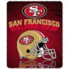 San Francisco 49ers Blanket Sherpa Blanket Throw Blanket 6 san francisco 49ers blanket sherpa blanket throw blanket v129