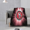San Francisco 49ers Blanket Sherpa Blanket Throw Blanket 5 san francisco 49ers blanket sherpa blanket throw blanket v132