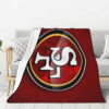 San Francisco 49ers Blanket Sherpa Blanket Throw Blanket 6 san francisco 49ers blanket sherpa blanket throw blanket v36