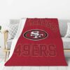 San Francisco 49ers Blanket Sherpa Blanket Throw Blanket 6 san francisco 49ers blanket sherpa blanket throw blanket v38