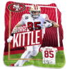 San Francisco 49ers Blanket Sherpa Blanket Throw Blanket 6 san francisco 49ers blanket sherpa blanket throw blanket v89