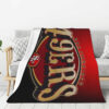 San Francisco 49ers Blankets FLeece Blanket Throw Blanket 6 san francisco 49ers blankets fleece blanket throw blanket v105