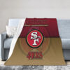 San Francisco 49ers Blankets FLeece Blanket Throw Blanket 5 san francisco 49ers blankets fleece blanket throw blanket v118