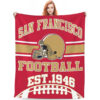 San Francisco 49ers Blankets FLeece Blanket Throw Blanket 6 san francisco 49ers blankets fleece blanket throw blanket v124