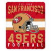 San Francisco 49ers Blankets FLeece Blanket Throw Blanket 5 san francisco 49ers blankets fleece blanket throw blanket v126