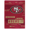 San Francisco 49ers Blankets FLeece Blanket Throw Blanket 5 san francisco 49ers blankets fleece blanket throw blanket v128