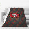 San Francisco 49ers Blankets FLeece Blanket Throw Blanket 6 san francisco 49ers blankets fleece blanket throw blanket v137
