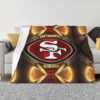 San Francisco 49ers Blankets FLeece Blanket Throw Blanket 5 san francisco 49ers blankets fleece blanket throw blanket v40