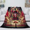 San Francisco 49ers Blankets FLeece Blanket Throw Blanket 5 san francisco 49ers blankets fleece blanket throw blanket v54