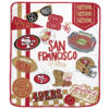 San Francisco 49ers Blankets FLeece Blanket Throw Blanket 6 san francisco 49ers blankets fleece blanket throw blanket v56