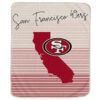 San Francisco 49ers Blankets FLeece Blanket Throw Blanket 5 san francisco 49ers blankets fleece blanket throw blanket v58