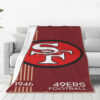 San Francisco 49ers Blankets FLeece Blanket Throw Blanket 5 san francisco 49ers blankets fleece blanket throw blanket v9