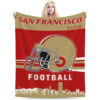 San Francisco 49ers Blankets FLeece Blanket Throw Blanket 6 san francisco 49ers blankets fleece blanket throw blanket v99