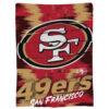 San Francisco 49ers Blankets Sherpa Blanket Throw Blanket 6 san francisco 49ers blankets sherpa blanket throw blanket v1