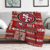 San Francisco 49ers Blankets Sherpa Blanket Throw Blanket 6 san francisco 49ers blankets sherpa blanket throw blanket v103