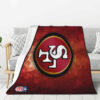 San Francisco 49ers Blankets Sherpa Blanket Throw Blanket 5 san francisco 49ers blankets sherpa blanket throw blanket v104