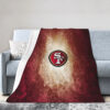 San Francisco 49ers Blankets Sherpa Blanket Throw Blanket 6 san francisco 49ers blankets sherpa blanket throw blanket v114
