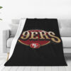 San Francisco 49ers Blankets Sherpa Blanket Throw Blanket 6 san francisco 49ers blankets sherpa blanket throw blanket v138