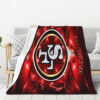 San Francisco 49ers Blankets Sherpa Blanket Throw Blanket 6 san francisco 49ers blankets sherpa blanket throw blanket v142