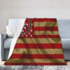 San Francisco 49ers Blankets Sherpa Blanket Throw Blanket 6 san francisco 49ers blankets sherpa blanket throw blanket v18