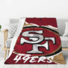 San Francisco 49ers Blankets Sherpa Blanket Throw Blanket 6 san francisco 49ers blankets sherpa blanket throw blanket v3