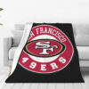 San Francisco 49ers Blankets Sherpa Blanket Throw Blanket 5 san francisco 49ers blankets sherpa blanket throw blanket v32
