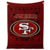 San Francisco 49ers Blankets Sherpa Blanket Throw Blanket 5 san francisco 49ers blankets sherpa blanket throw blanket v57
