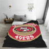 San Francisco 49ers Blankets Sherpa Blanket Throw Blanket 6 san francisco 49ers blankets sherpa blanket throw blanket v68