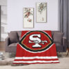 San Francisco 49ers Blankets Sherpa Blanket Throw Blanket 5 san francisco 49ers blankets sherpa blanket throw blanket v69