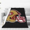 San Francisco 49ers Blankets Sherpa Blanket Throw Blanket 6 san francisco 49ers blankets sherpa blanket throw blanket v74