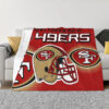San Francisco 49ers Blankets Sherpa Blanket Throw Blanket 5 san francisco 49ers blankets sherpa blanket throw blanket v8