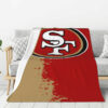 San Francisco 49ers Blankets Sherpa Blanket Throw Blanket 6 san francisco 49ers blankets sherpa blanket throw blanket v82