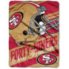 San Francisco 49ers Blankets Sherpa Blanket Throw Blanket 5 san francisco 49ers blankets sherpa blanket throw blanket v91