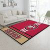 San Francisco 49ers Rug San Francisco 49ers Carpet NFL Carpet Dining Room Rug Indoor Rug 3 san francisco 49ers rug bathroom rug floor rug regtangle carpet home decor ver 1806