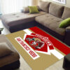 San Francisco 49ers Rug San Francisco 49ers Carpet NFL Carpets Dining Room Rugs Indoor Rug 3 san francisco 49ers rug bathroom rug floor rug regtangle carpet home decor ver 1811