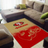 San Francisco 49ers Area Rug San Francisco 49ers Carpet NFL Rug Kitchen Area Rug Indoor Rugs 3 san francisco 49ers rug bathroom rug floor rug regtangle carpet home decor ver 1812