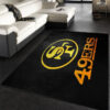 San Francisco 49ers Rugs San Francisco 49ers Carpets NFL Carpets Dining Room Rug Indoor Rug 4 san francisco 49ers rug bathroom rug floor rug regtangle carpet home decor ver 1840