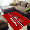 San Francisco 49ers Area Rug San Francisco 49ers Carpets NFL Rugs Dining Room Rug Indoor Rug 4 san francisco 49ers rug living room rug floor rug regtangle carpet home decor ver 1873