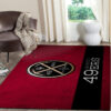 San Francisco 49ers Rugs San Francisco 49ers Carpets NFL Rug Bedroom Rug Indoor Rug 4 san francisco 49ers rugs living room rug floor rug regtangle carpet home decor ver 1892