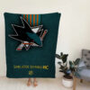 San Jose Sharks Blanket FLeece Blanket Throw Blanket 6 san jose sharks blanket fleece blanket throw blanket v7